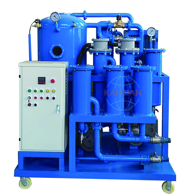 某某電廠雙級真空濾油機(jī)試機(jī)運(yùn)行現(xiàn)場！